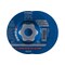 Pferd Depressed Center Grinding Wheel, Type 27, 5 in Dia, 0.125 in Thick, 7/8 in Arbor Hole Size, Ceramic 61216 - alternate 1